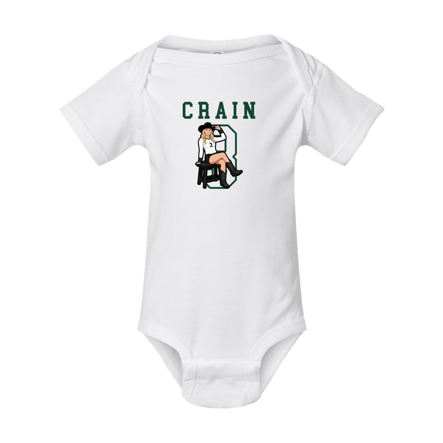 Baby Onesie — Shirsey in White