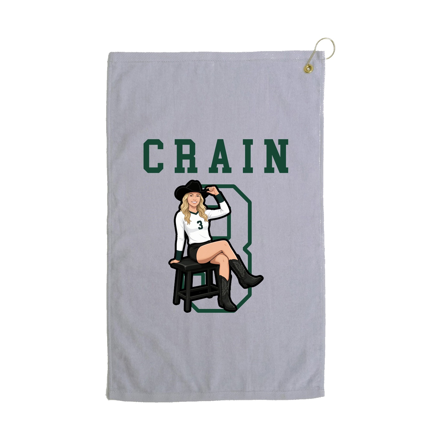 Golf Towel — Shirsey in Grey
