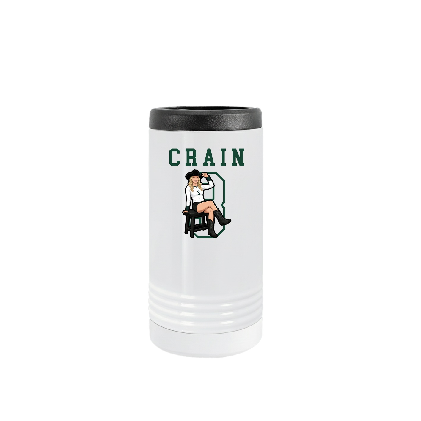 Slim Beverage Holder — Shirsey in White