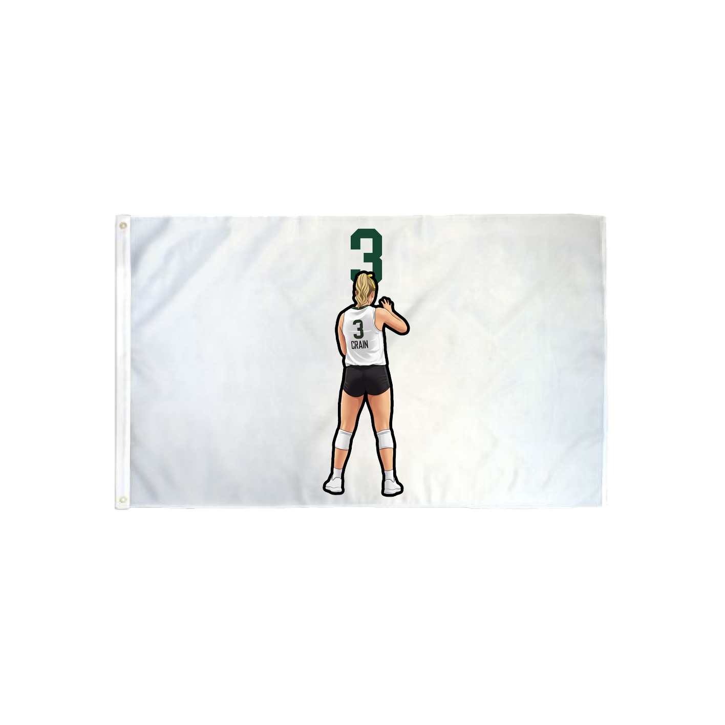 3x5 Flag — Number Top in Classic