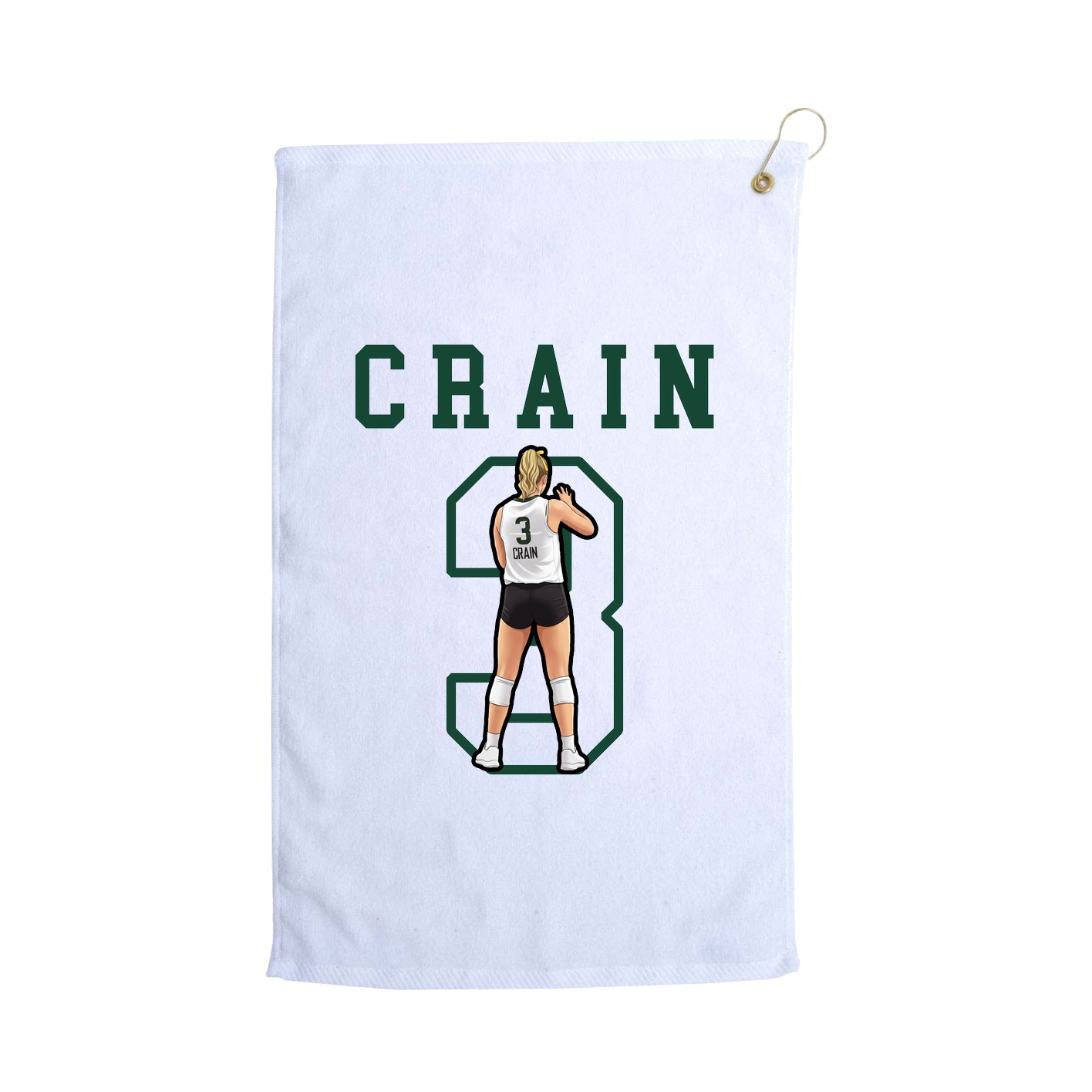Golf Towel — Shirsey in White