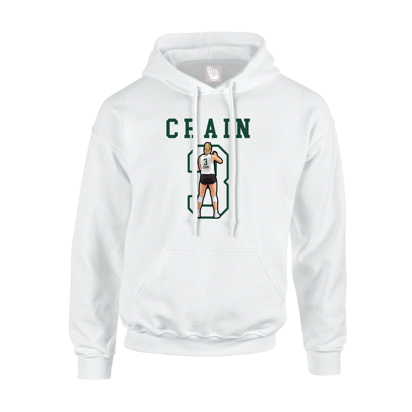 Youth Hoodie — Shirsey in White