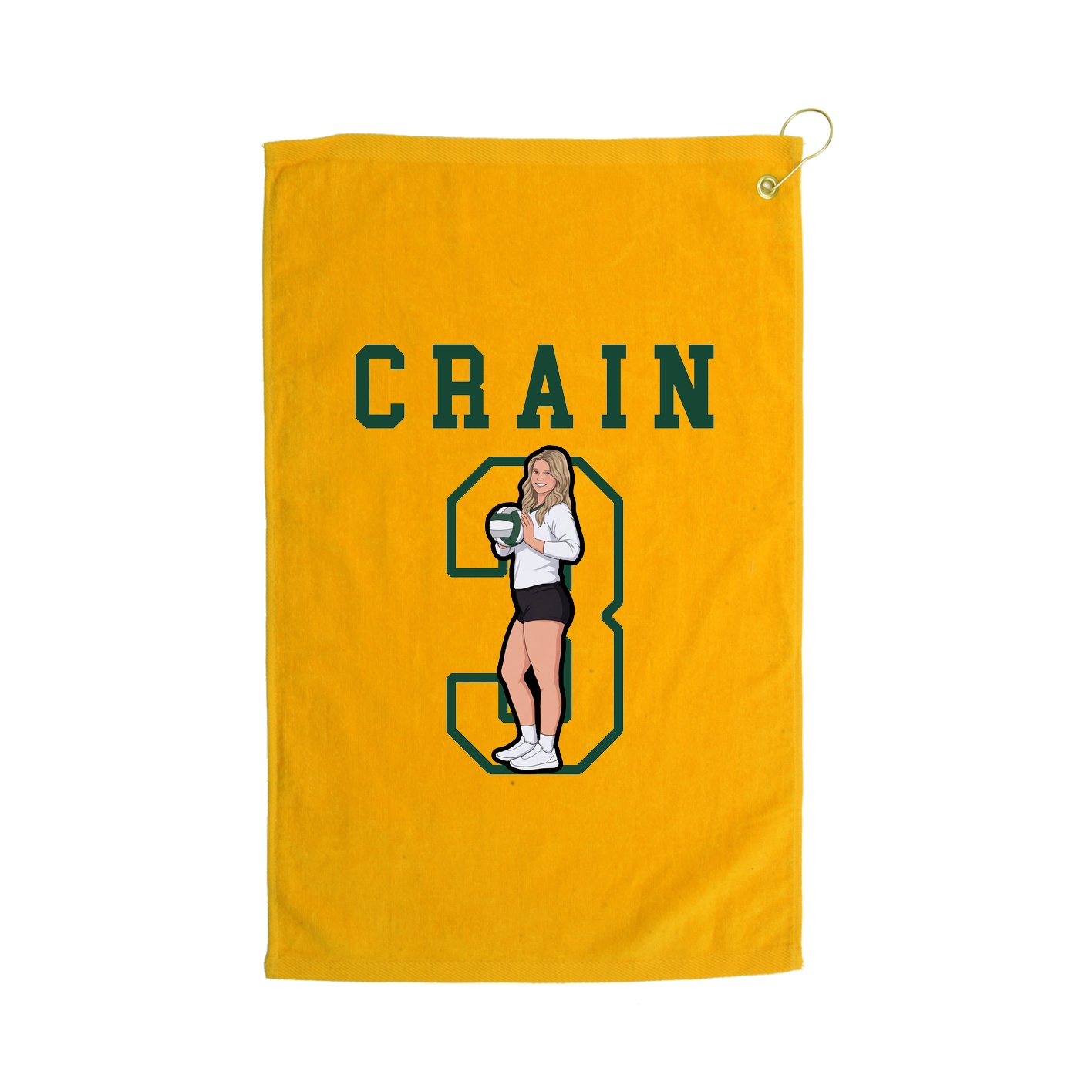 Golf Towel — Shirsey in Gold