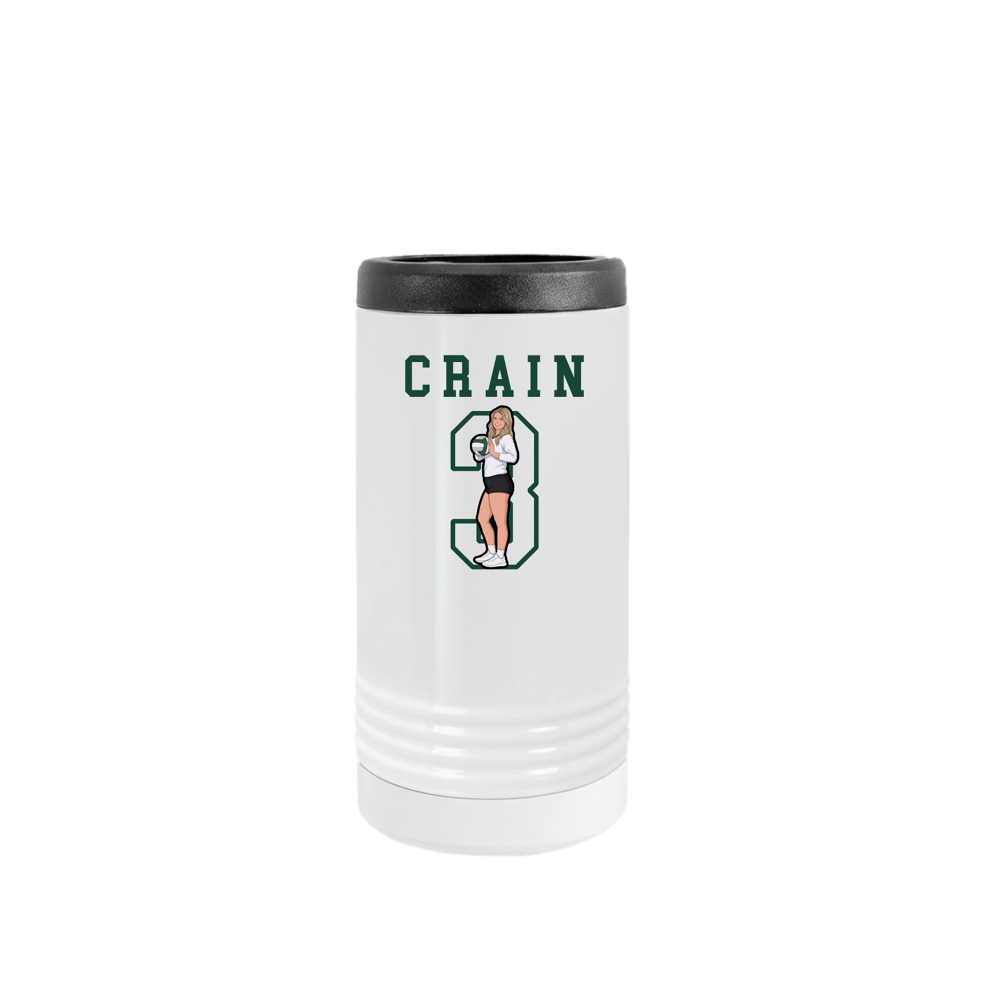 Slim Beverage Holder — Shirsey in White