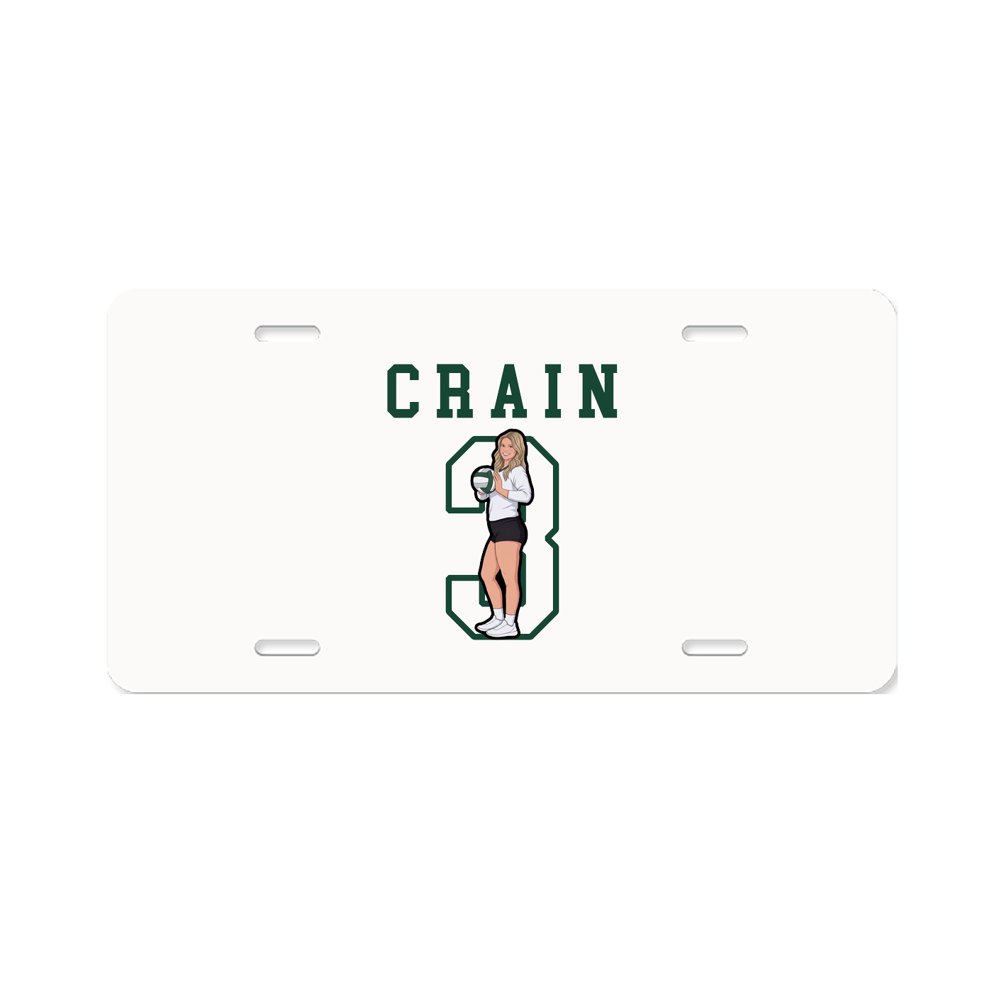 License Plate — Shirsey in Classic