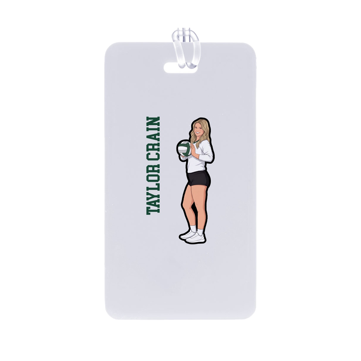 Bag Tag — Name Vertical in Classic
