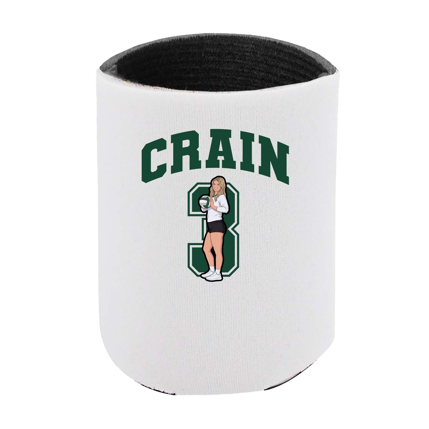 Can Holder — Number in White