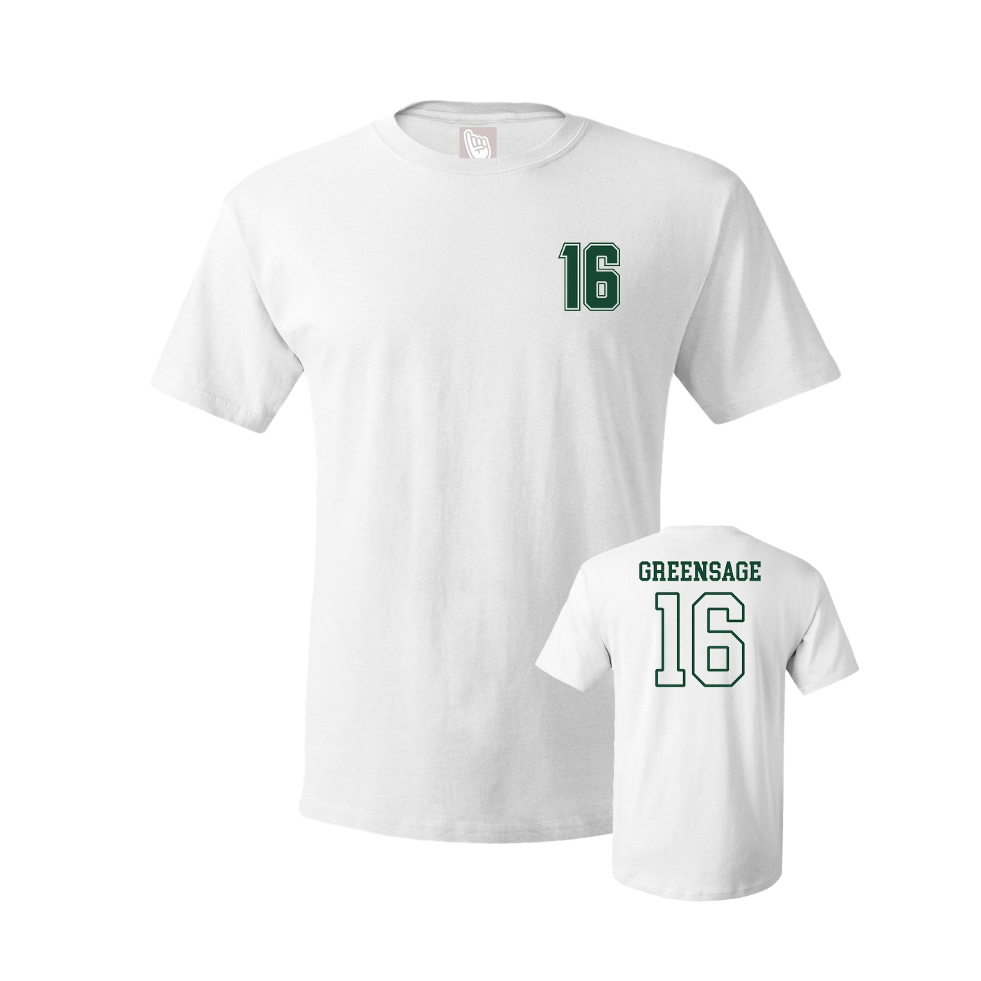 Tee — Chest Back in White