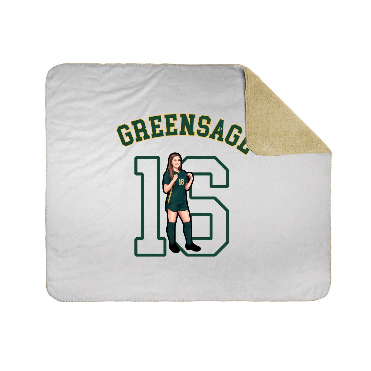 Throw Blanket — Shirsey Arch in White