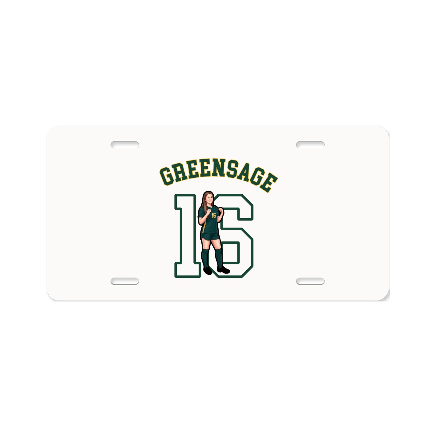 License Plate — Shirsey Arch in Classic