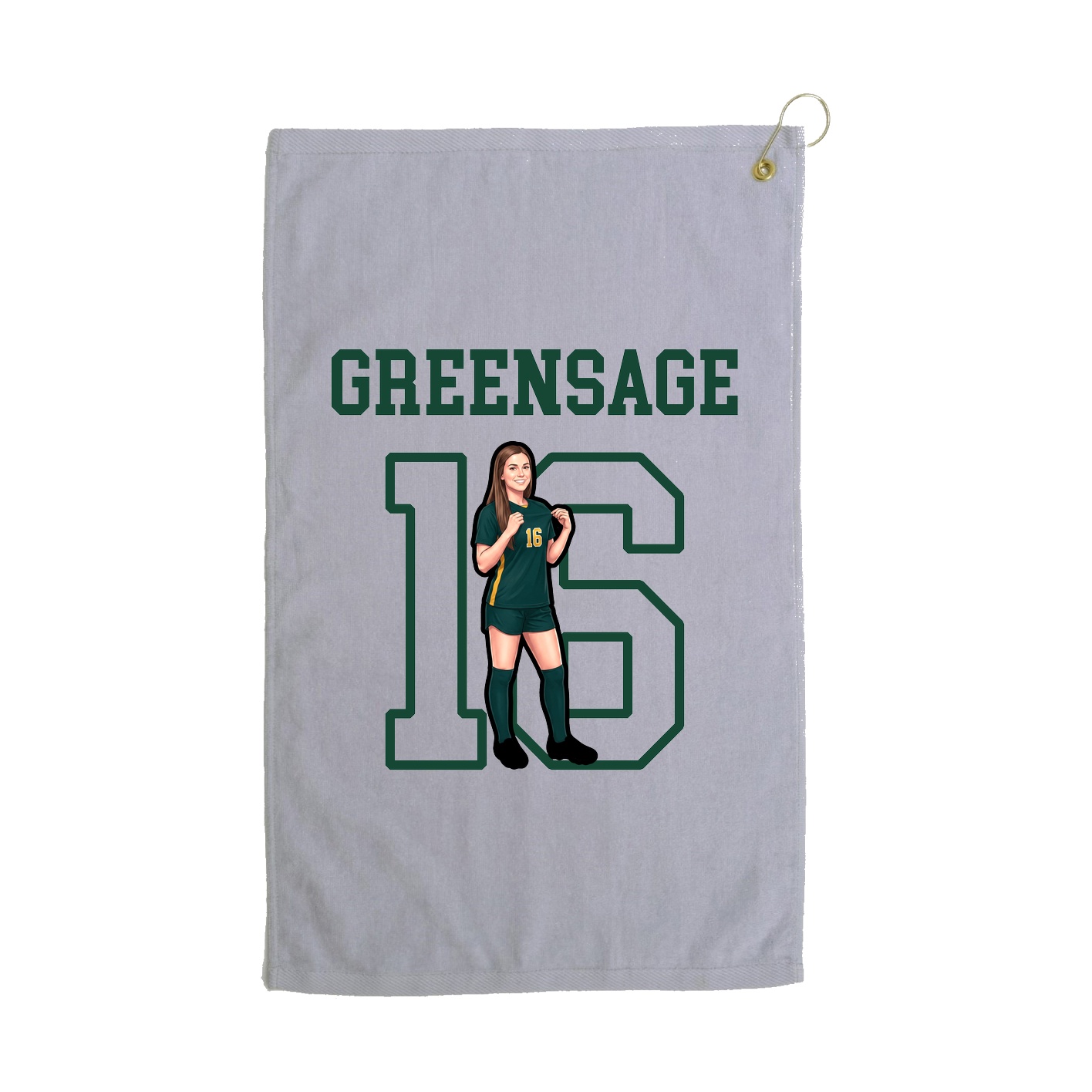 Golf Towel — Shirsey in Grey