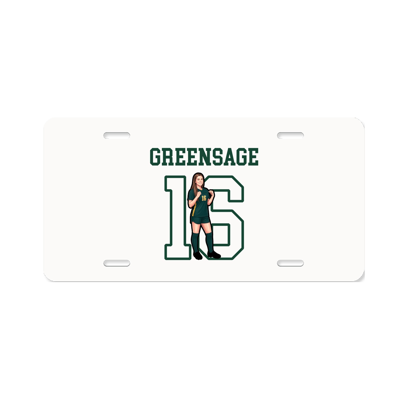 License Plate — Shirsey in Classic