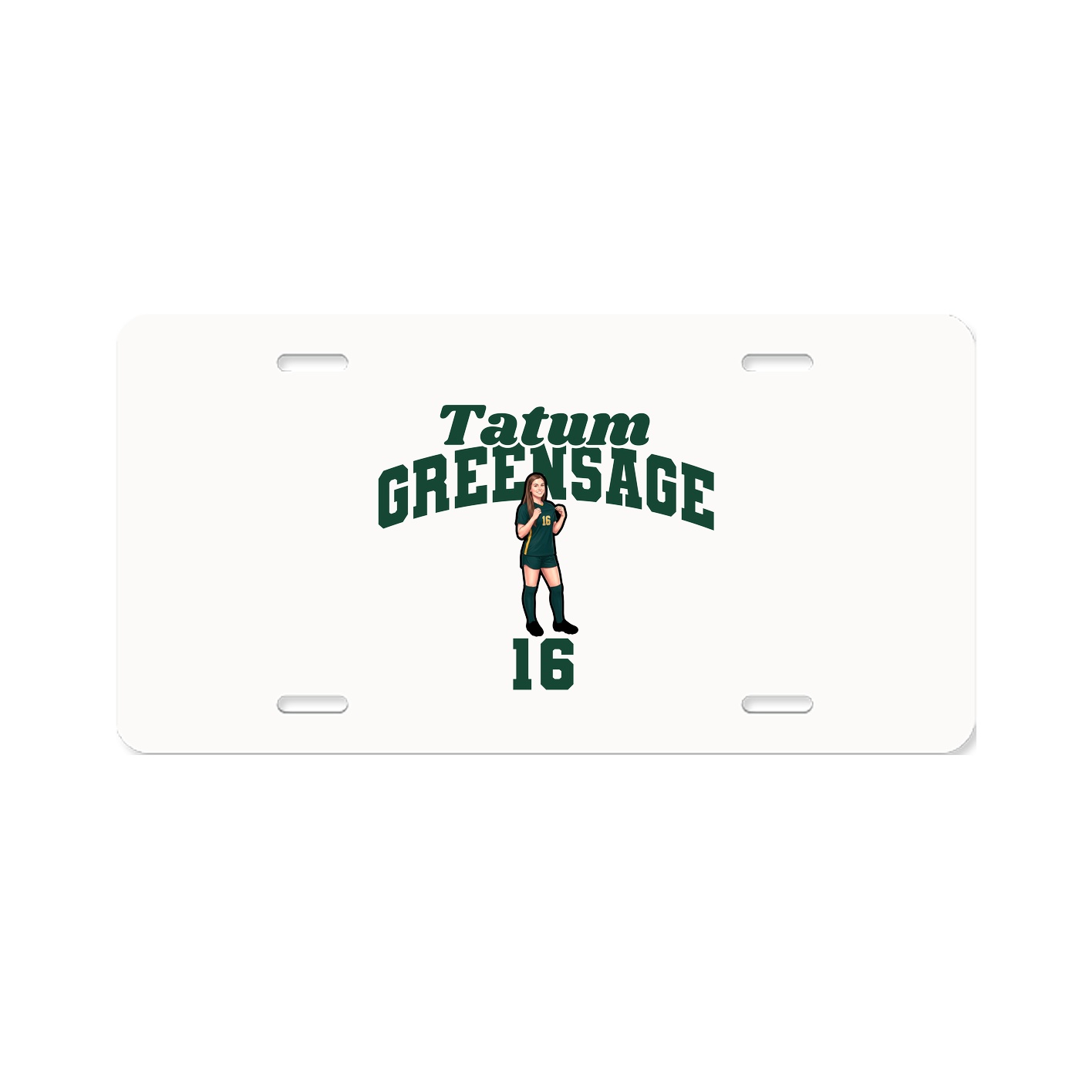 License Plate — Signature Arch in Classic