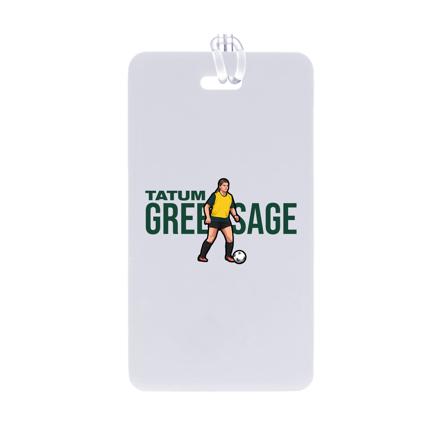 Bag Tag — Player Name in Classic
