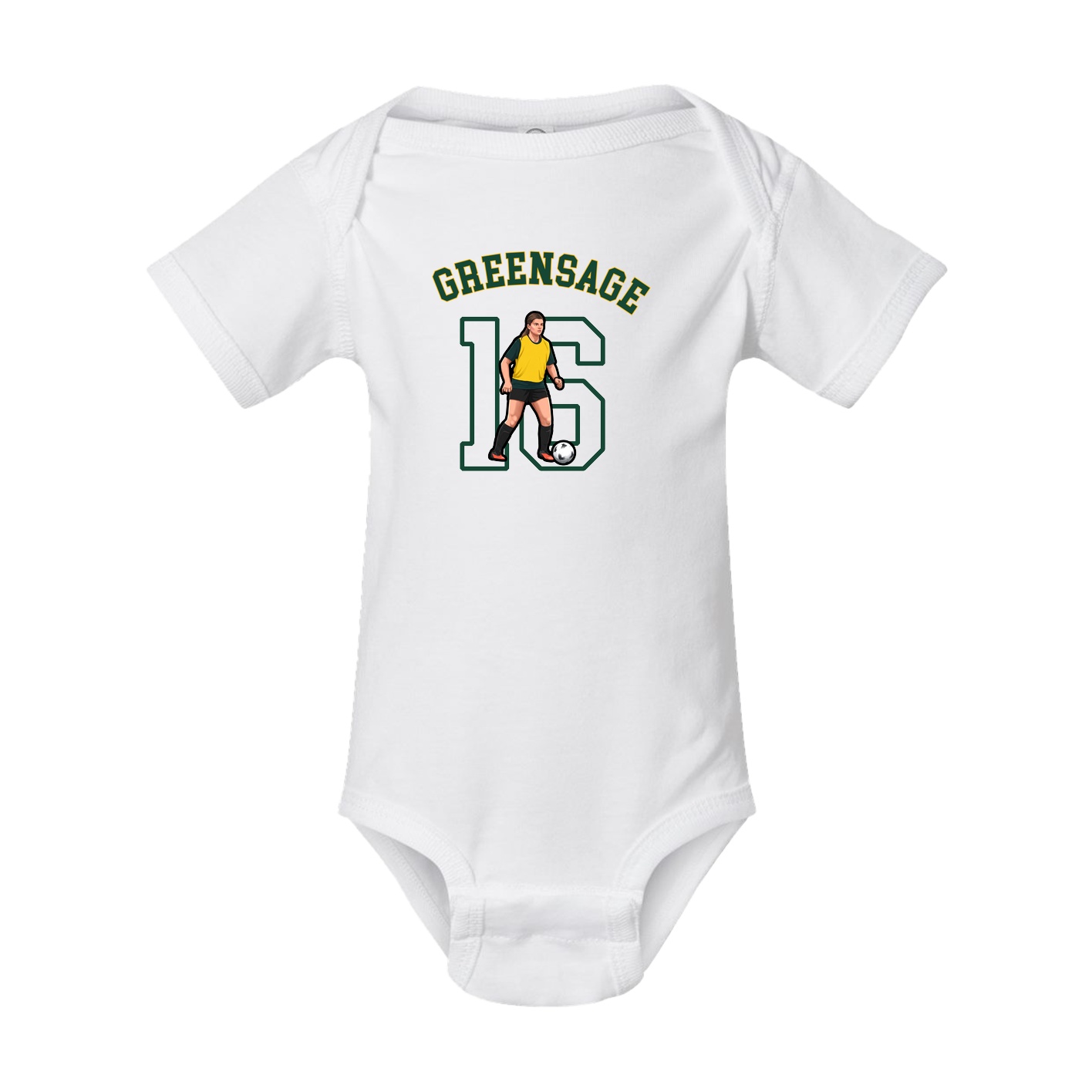 Baby Onesie — Shirsey Arch in White
