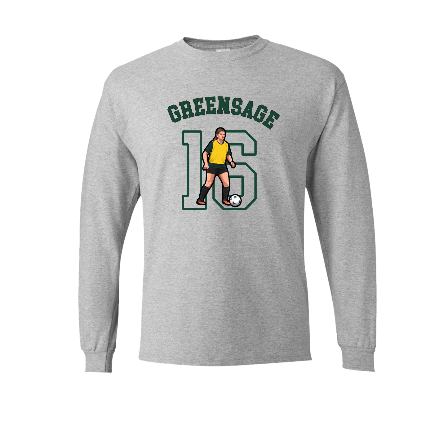 Long Sleeve Tee — Shirsey Arch in Grey