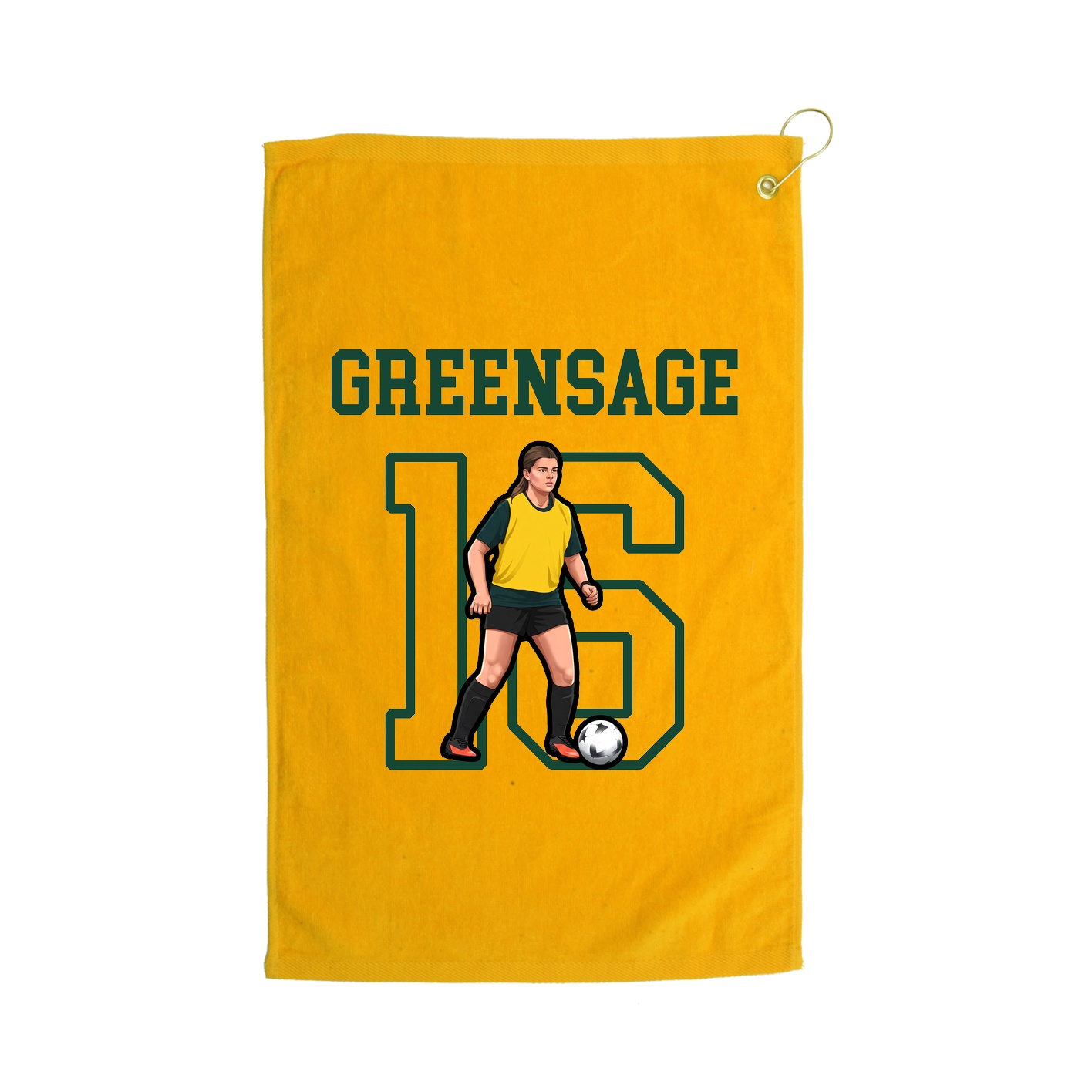 Golf Towel — Shirsey in Gold