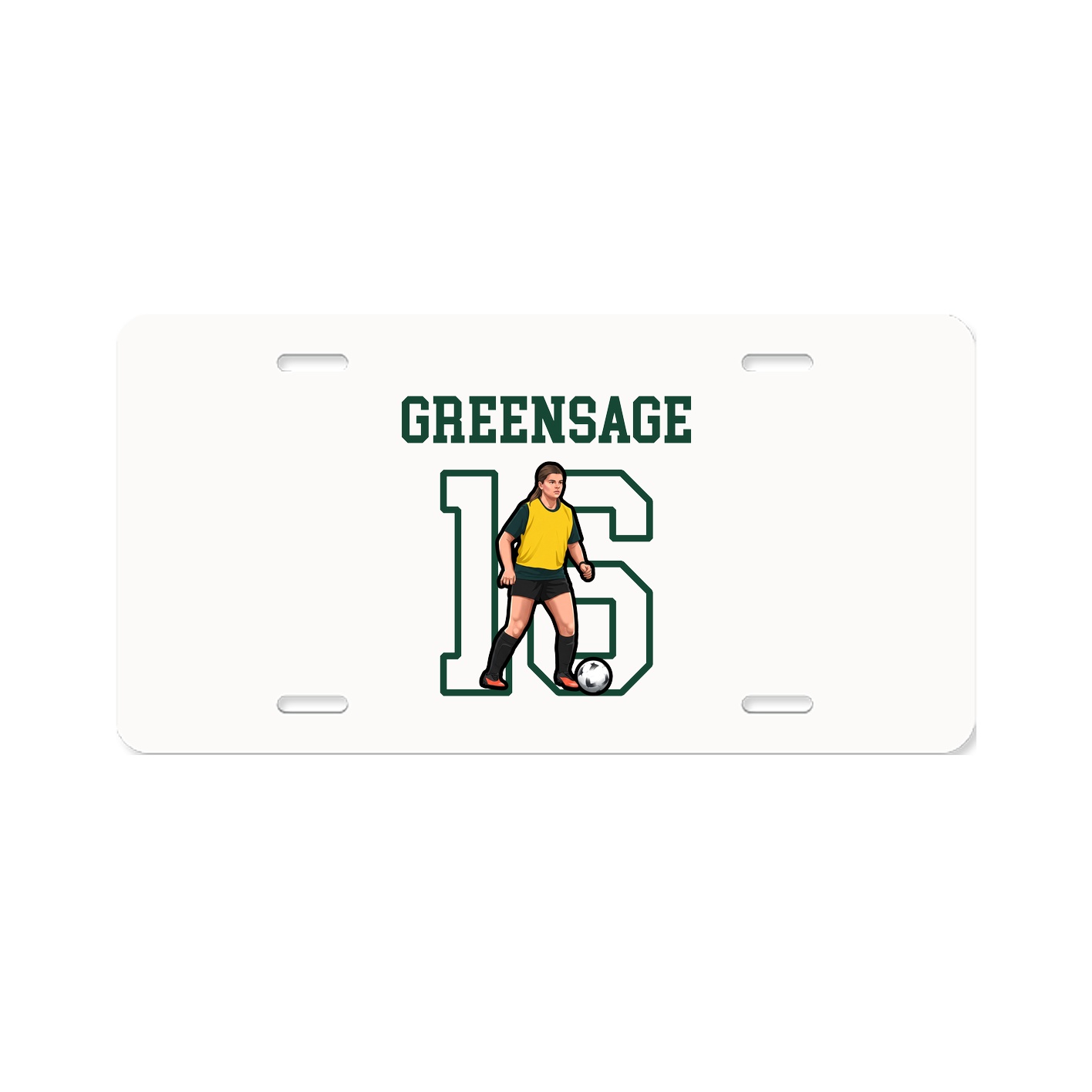 License Plate — Shirsey in Classic