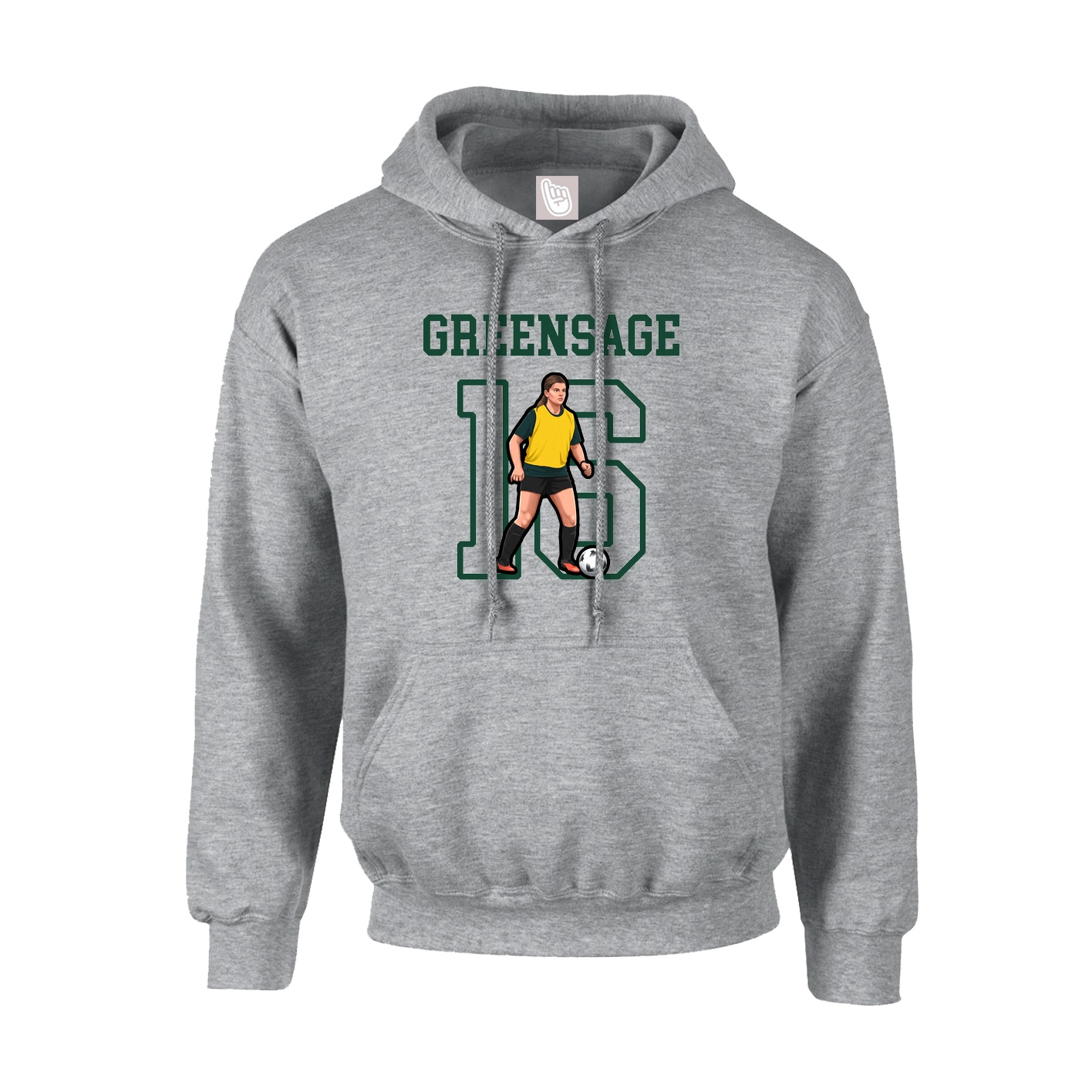 Hoodie — Shirsey in Grey