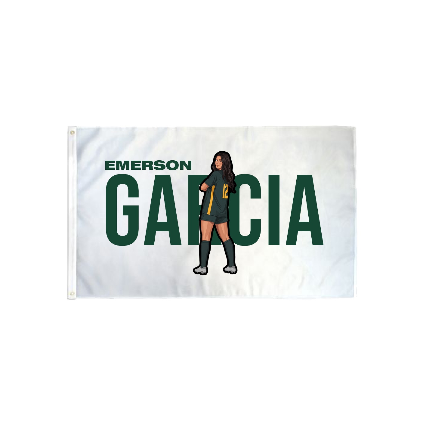 3x5 Flag — Player Name in Classic
