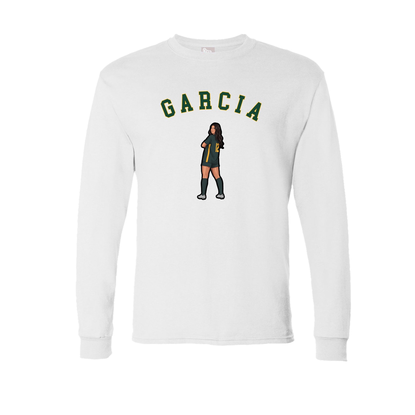 Long Sleeve Tee — Shirsey Arch in White