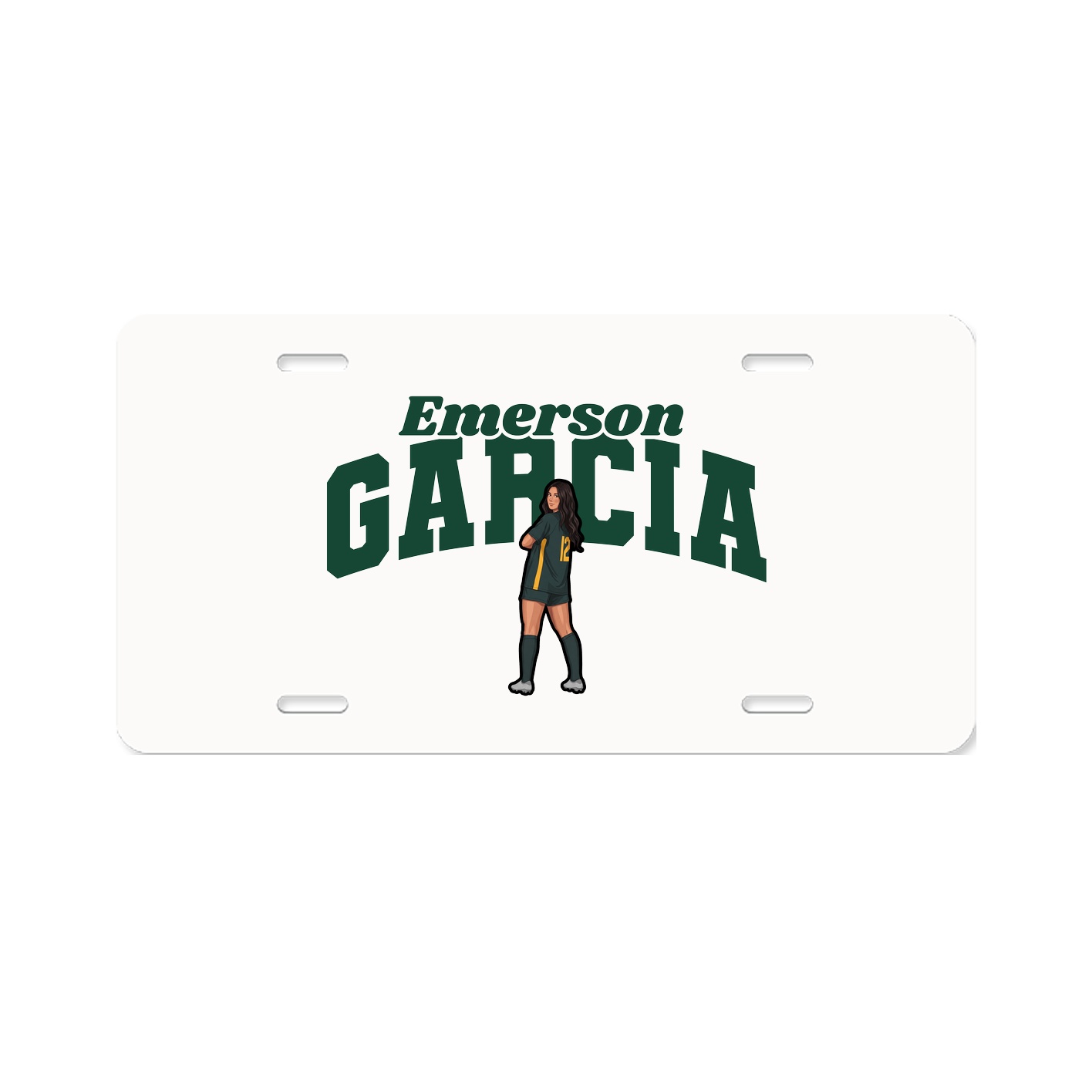 License Plate — Signature Arch in Classic