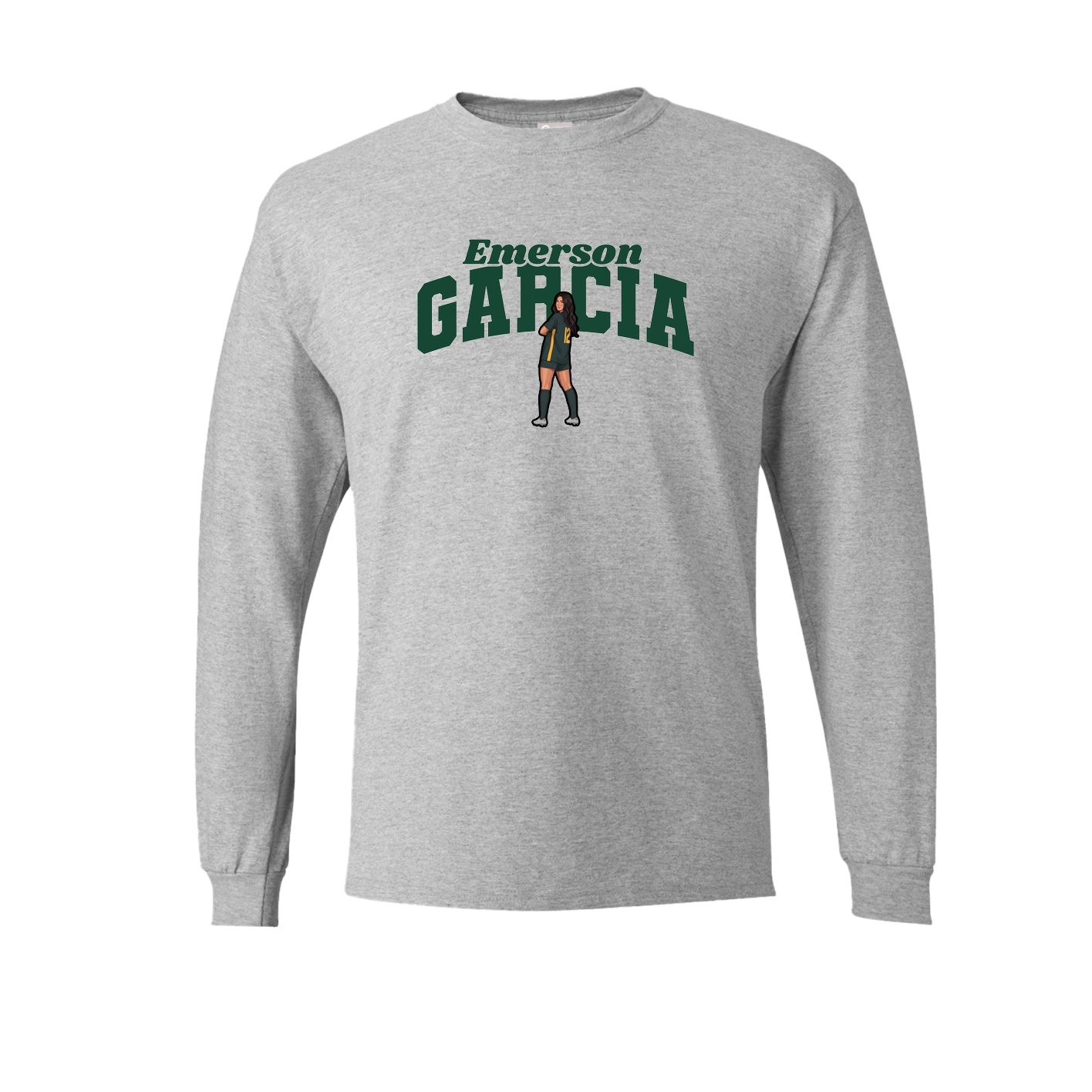 Long Sleeve Tee — Signature Arch in Grey