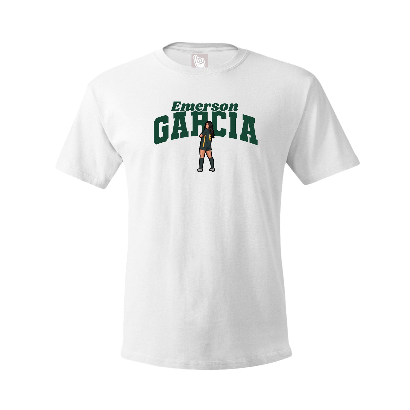 Youth Tee — Signature Arch in White