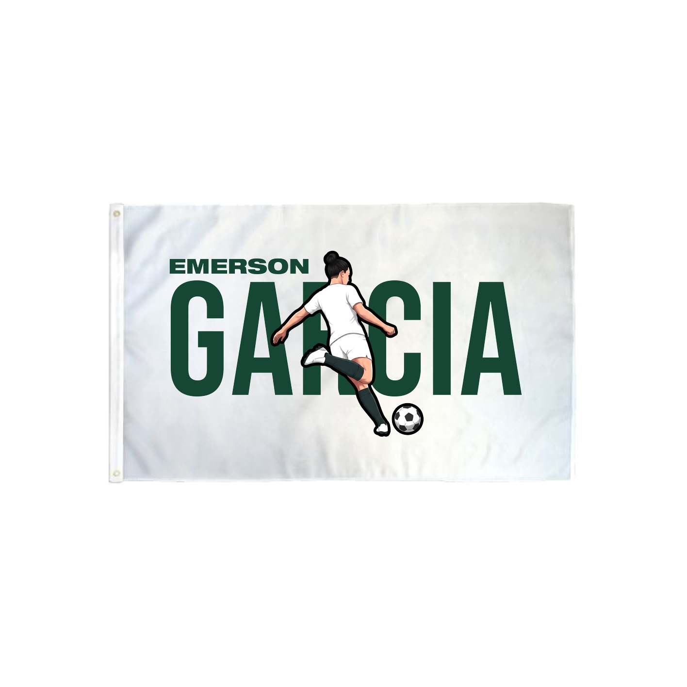 3x5 Flag — Player Name in Classic