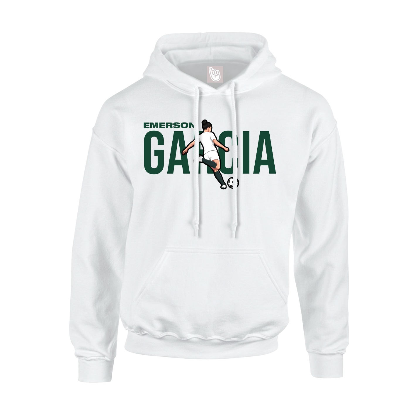 Hoodie — Player Name in White