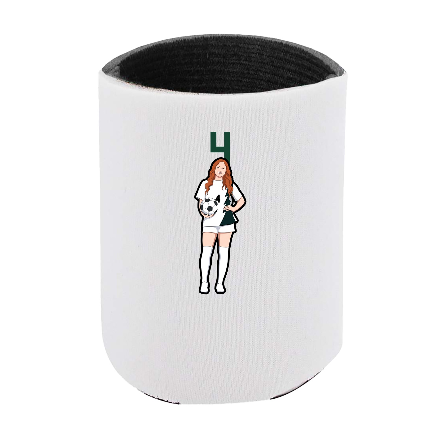 Can Holder — Number Top in White