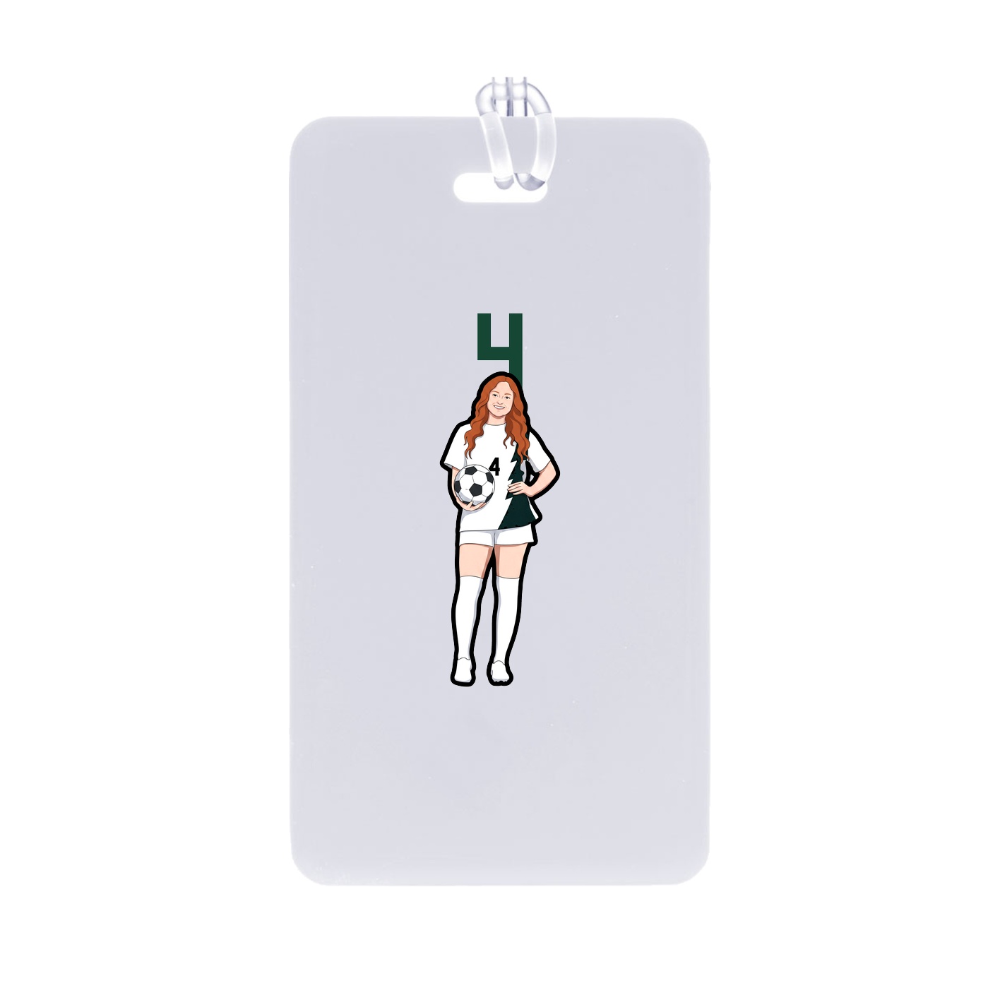 Bag Tag — Number Top in Classic