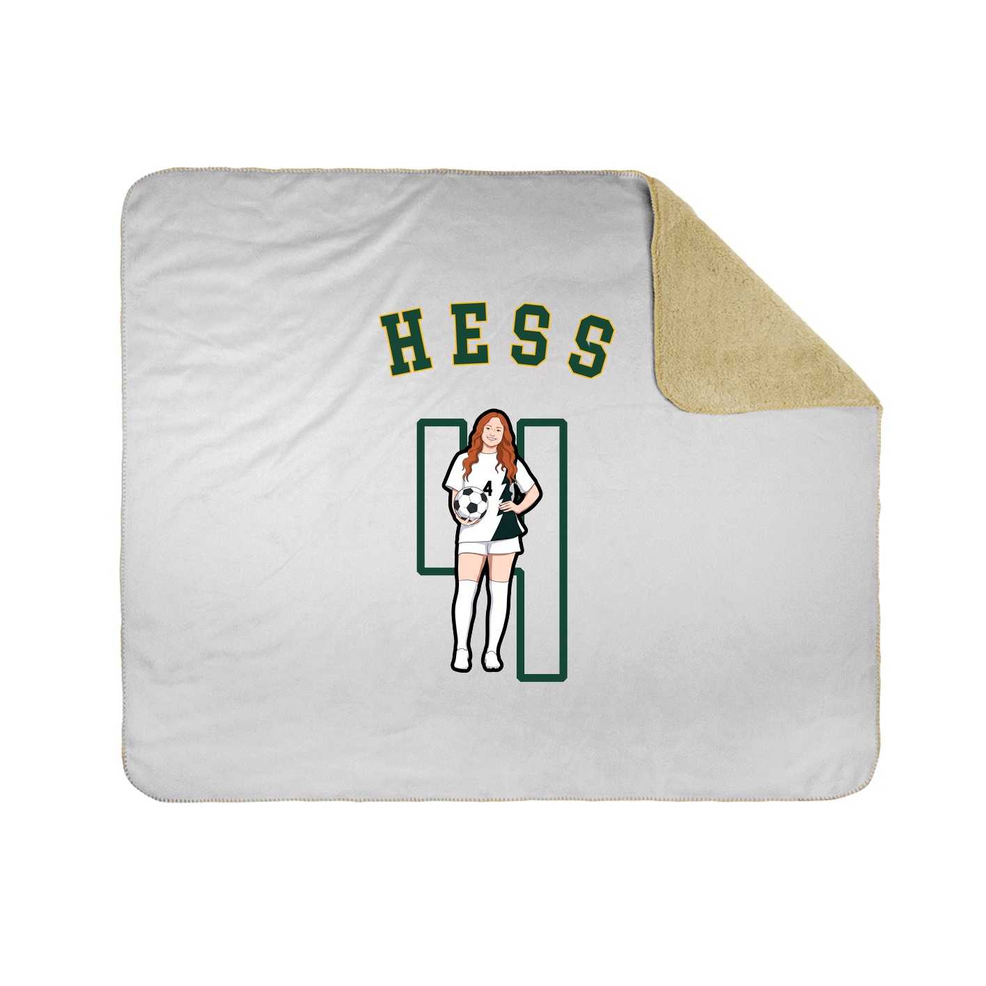 Throw Blanket — Shirsey Arch in White