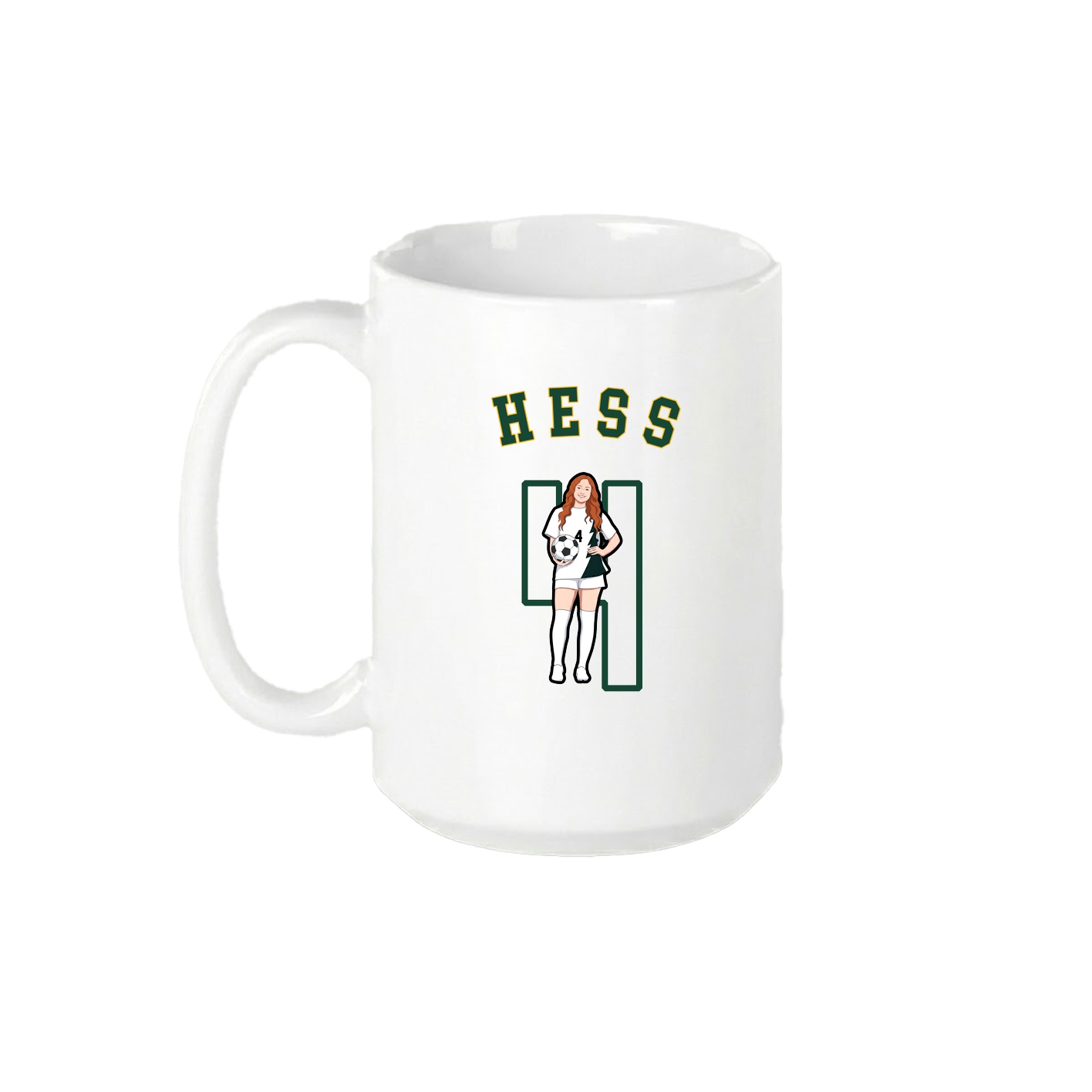 15oz Coffee Mug — Shirsey Arch in White