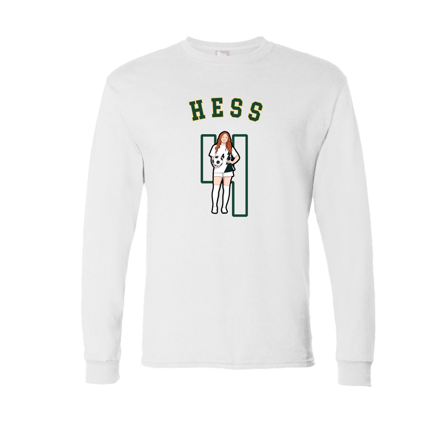 Long Sleeve Tee — Shirsey Arch in White