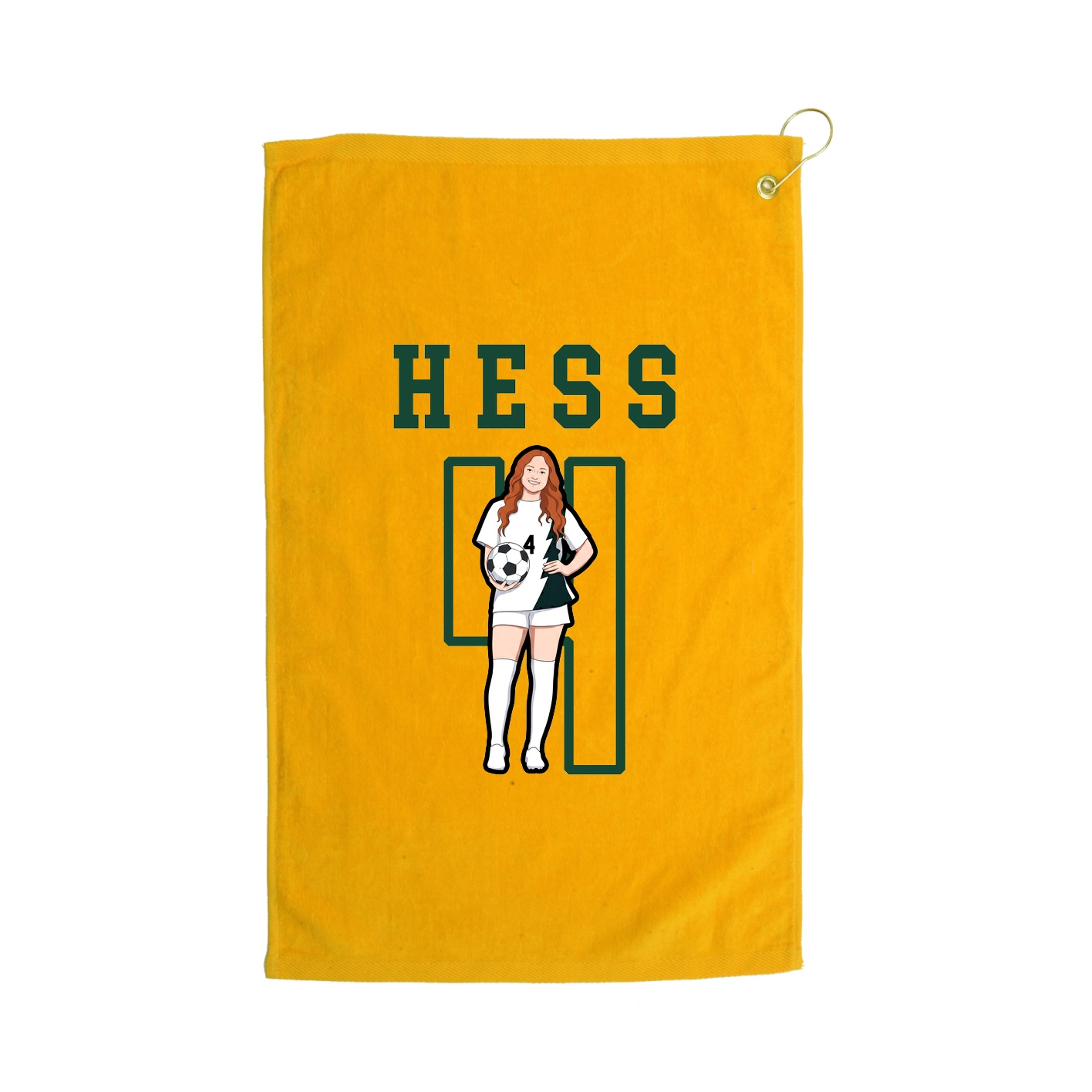 Golf Towel — Shirsey in Gold