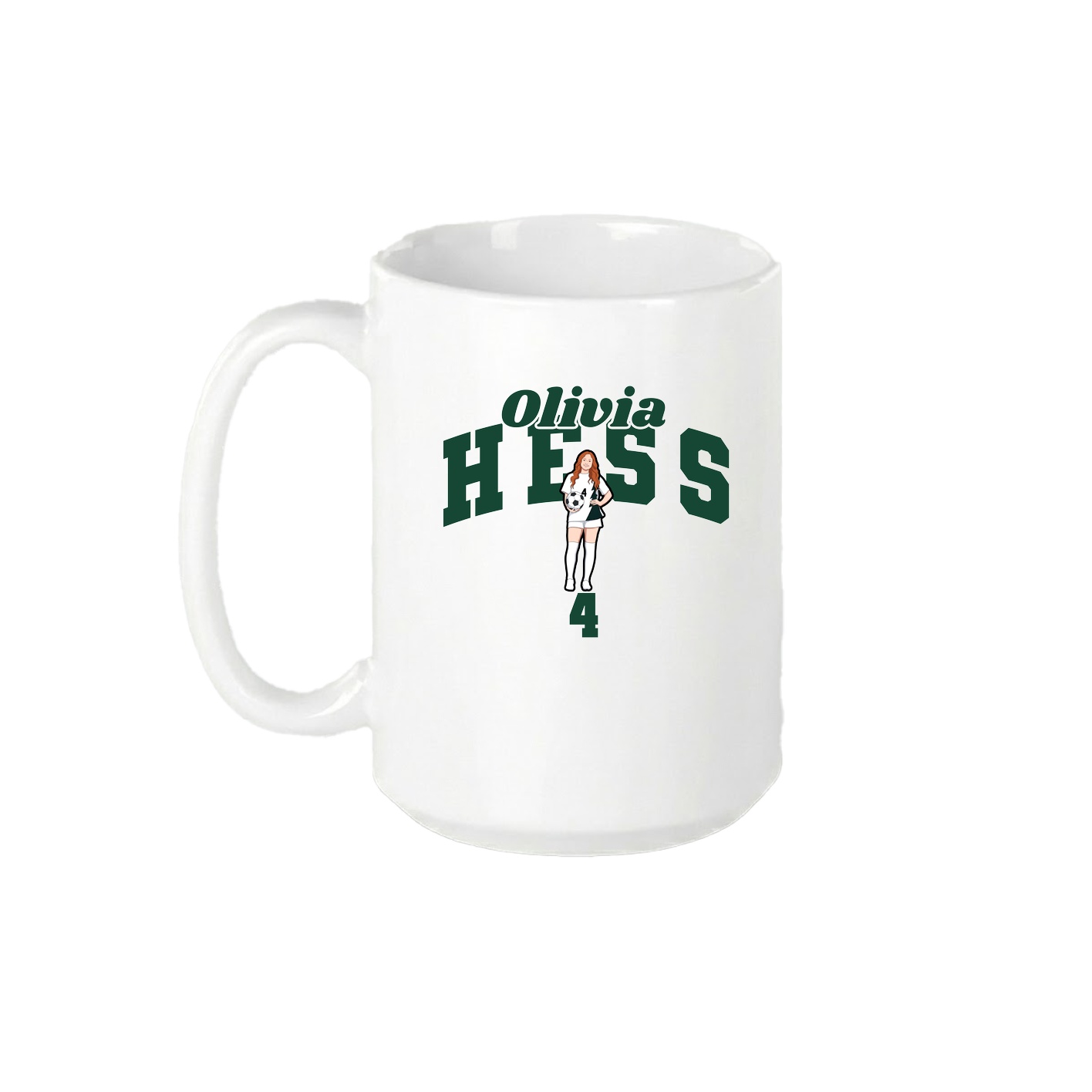 15oz Coffee Mug — Signature Arch in White
