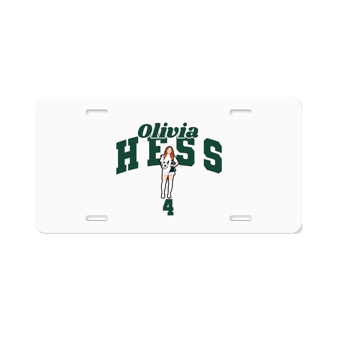 License Plate — Signature Arch in Classic