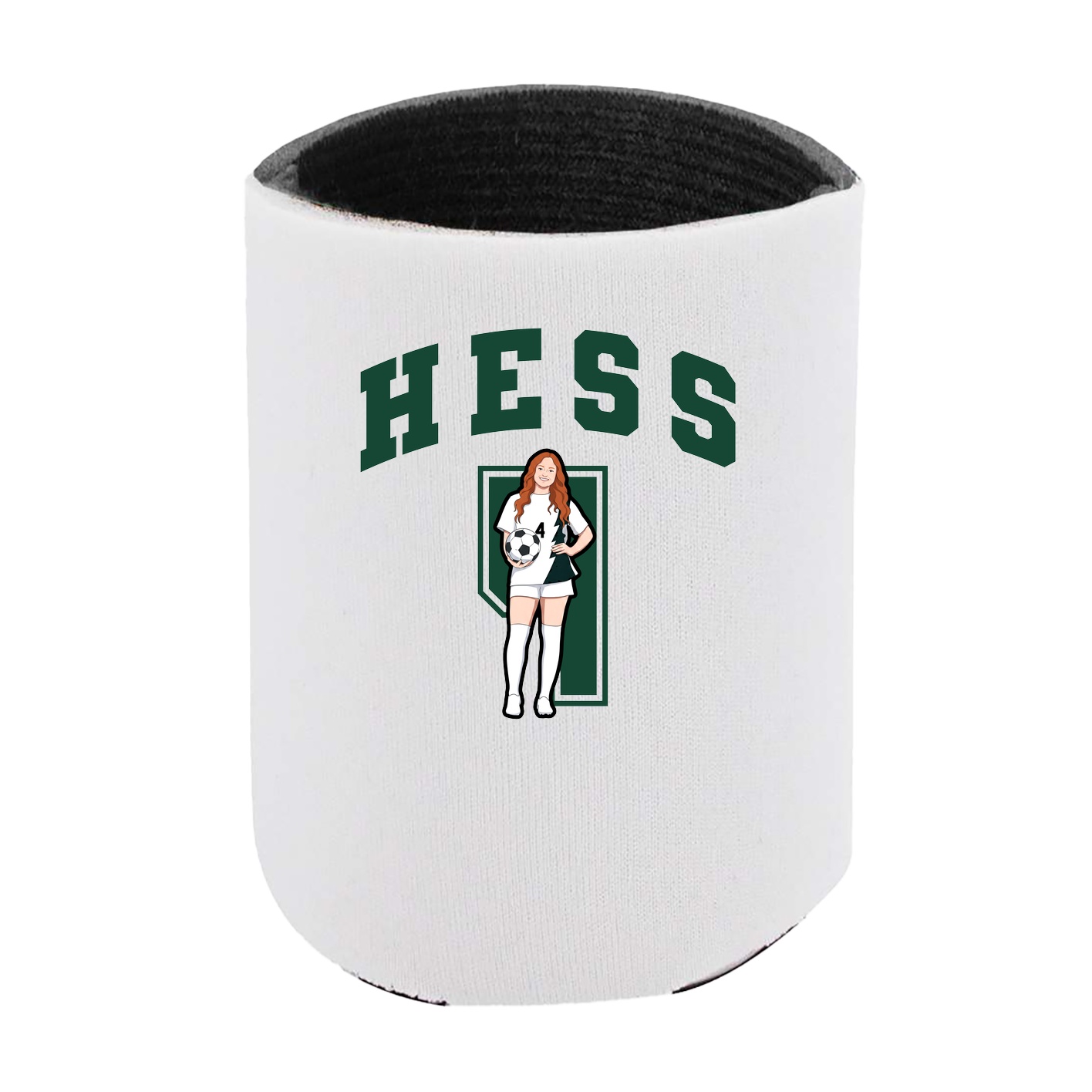 Can Holder — Number in White