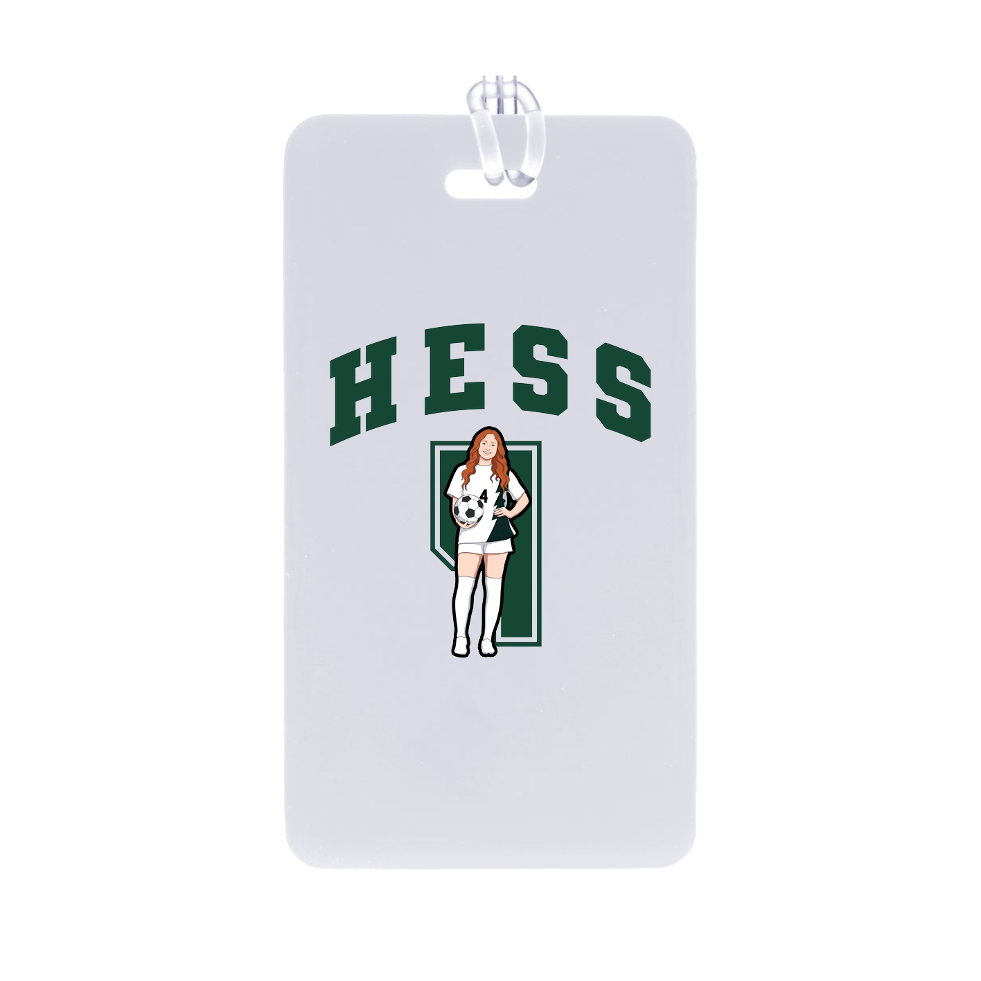 Bag Tag — Number in Classic