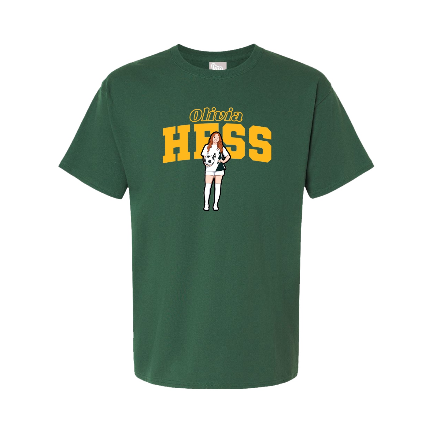 Tee — Name Arch in Green