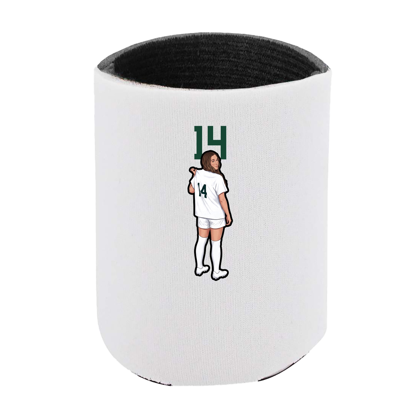 Can Holder — Number Top in White