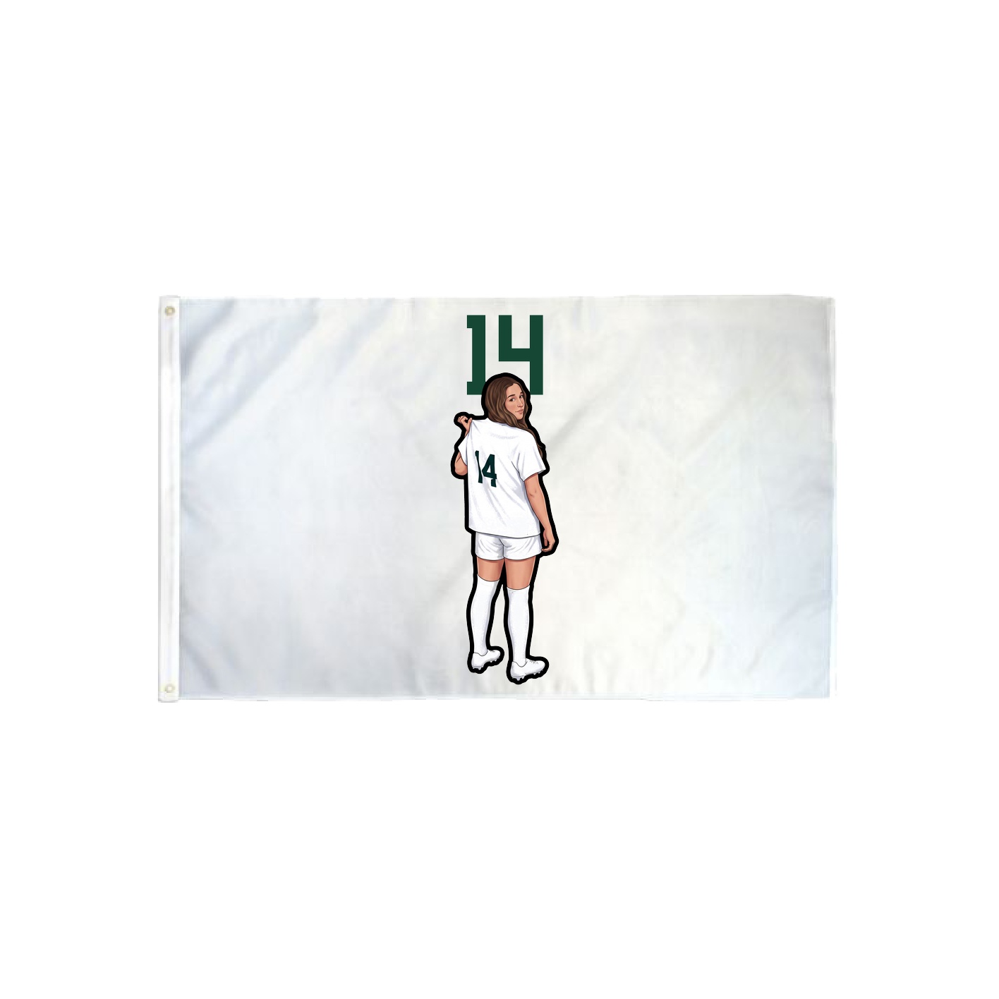 3x5 Flag — Number Top in Classic