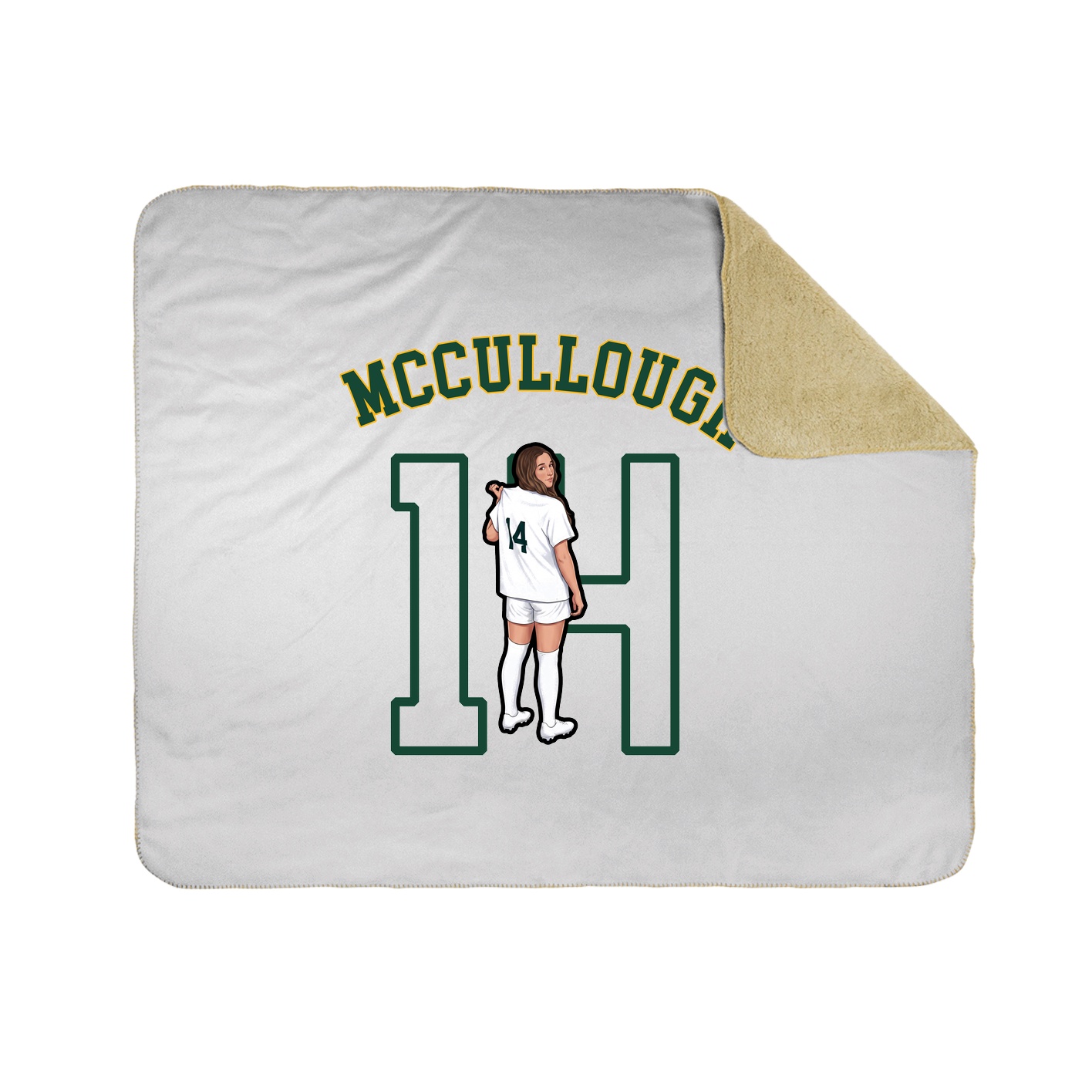 Throw Blanket — Shirsey Arch in White