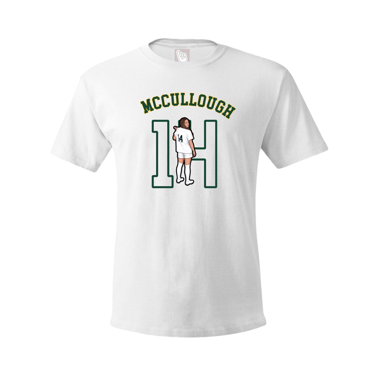 Youth Tee — Shirsey Arch in White