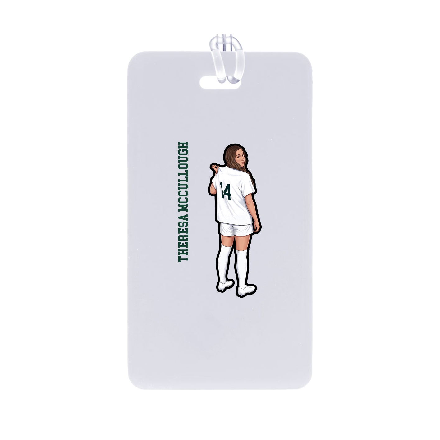 Bag Tag — Name Vertical in Classic