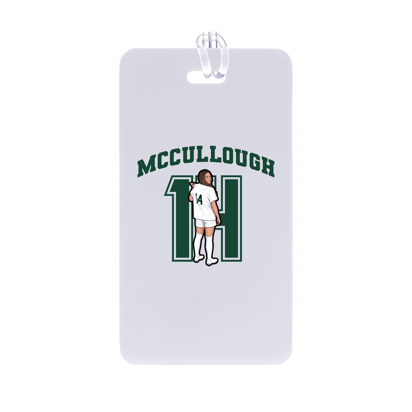 Bag Tag — Number in Classic