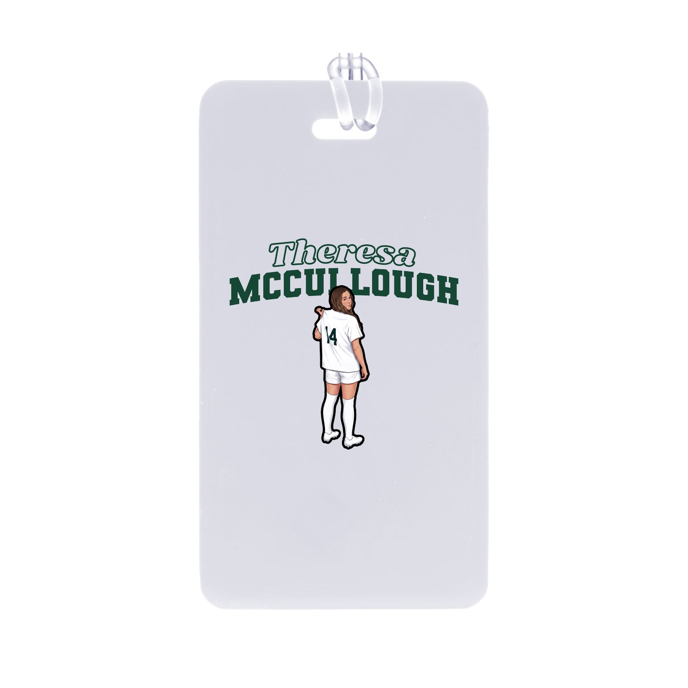 Bag Tag — Name Arch in Classic