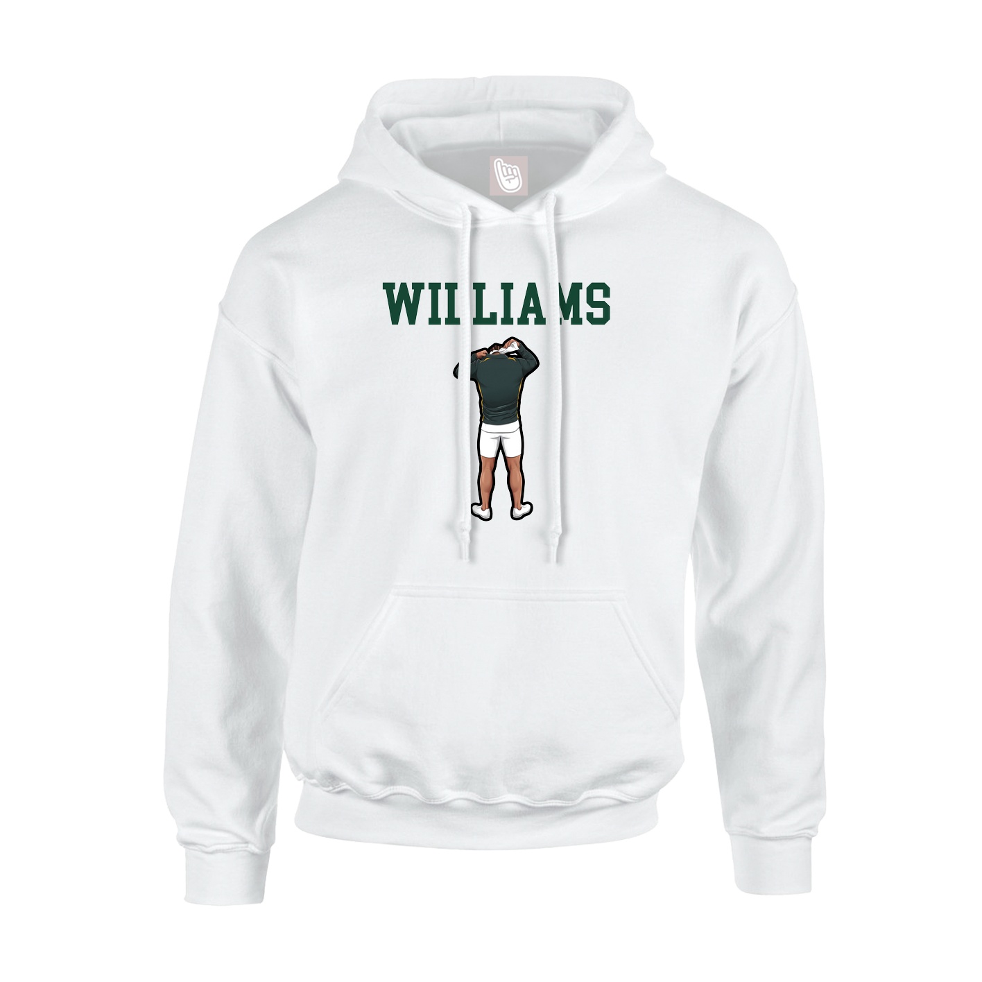 Hoodie — Shirsey in White