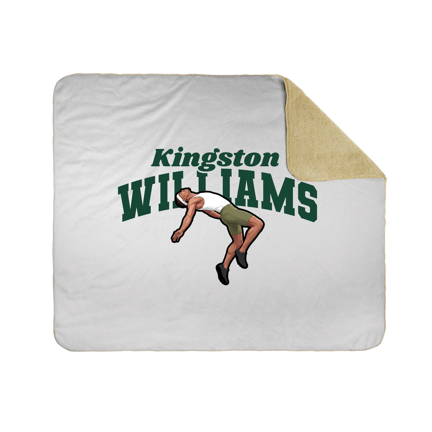 Throw Blanket — Signature Arch in White